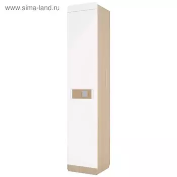 Пенал «Стиль 5.1», левый, 400 416 2040 мм, цвет туя светлая / кофе с молоком