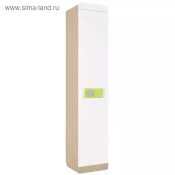 Пенал «Стиль 5.1», правый, 400 416 2040 мм, цвет туя светлая / лайм