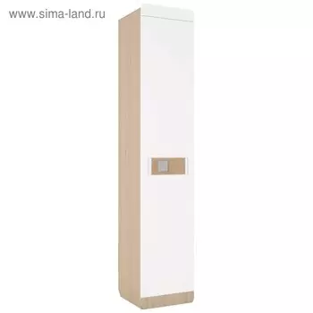 Пенал «Стиль 5.1», правый, 400 416 2040 мм, цвет туя светлая / кофе с молоком