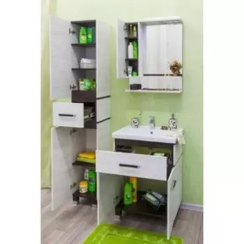 Пенал Техас 60 венге/орегон, правый 33,6 см х 32 см х 195 см