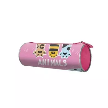 Пенал-тубус мягкий 65 х 210 мм, ПТ-22 "Кошачьи лапки"