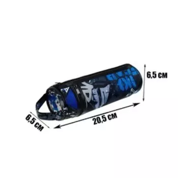 Пенал-тубус школьный на молнии "Абстракция", МИКС