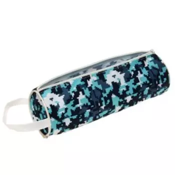 Пенал-тубус школьный на молнии "Милитари", МИКС