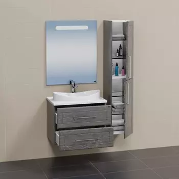 Пенал "Венера 30" подвесной, дуб шале графит