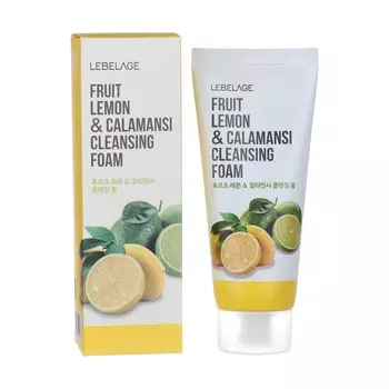 Пенка для лица очищающая с экстрактами лимона и каламанси LEBELAGE