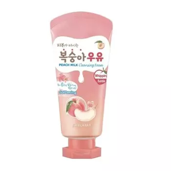 Пенка для лица с экстрактом персика Kwailnara Peach Milk Cleansing Foam 120 мл