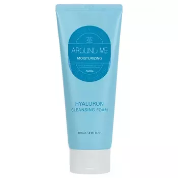 Пенка для лица увлажняющая с гиалуроновой кислотой Around Me, 120 гр
