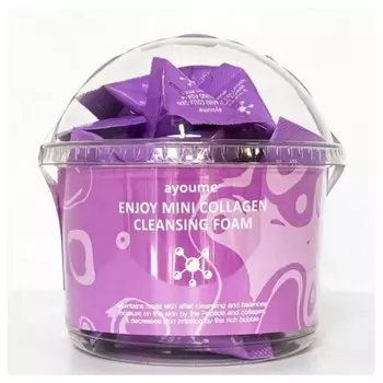 Пенка для умывания Ayoume Enjoy Mini Collagen Cleansing Foam, с коллагеном, 3 г, 200 шт