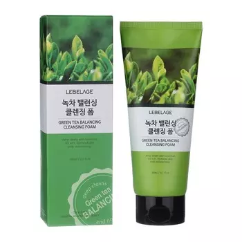 Пенка для умывания балансирующая с экстрактом зеленого чая LEBELAGE