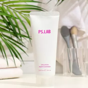 Пенка для умывания омолаживающая PS.LAB с коллагеном, 100 мл