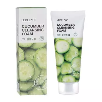 Пенка для умывания с экстрактом огурца LEBELAGE