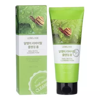 Пенка для умывания с муцином улитки LEBELAGE SNAIL REVITAL