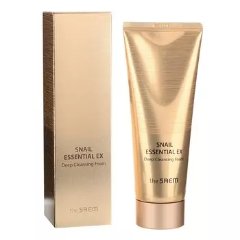 Пенка для умывания с улиткой Snail Essential EX Wrinkle Solution Deep Cleansing Foam 150гр 1008728
