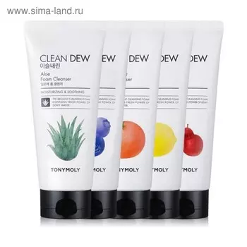 Пенка для умывания Tony Moly Clean Dew Red Grapefruit Foam Cleanser с экстрактом грейпфрута, 180 мл