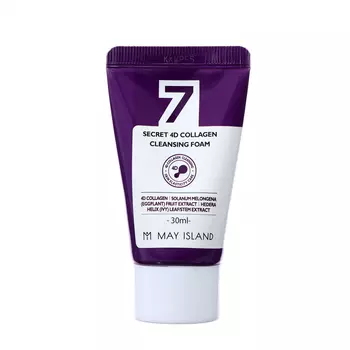 Пенка May Island для лица с 4D коллагеном, 30 мл