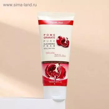Пенка очищающая FarmStay, с экстрактом граната, 180 мл