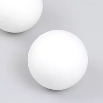 Пенопластовые заготовки для творчества "Шарики" 9 см набор 2 шт