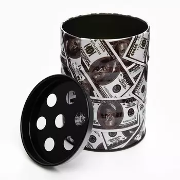 Пепельница для дома бездымная «Доллар», для сигарет и стиков, 7.510 см