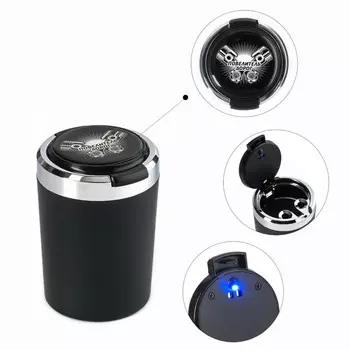 Пепельница для авто, с подсветкой «Повелитель дорог», 7.510 см