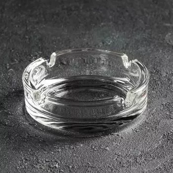 Пепельница ОСЗ «Круглая», d=10,6 см, стекло