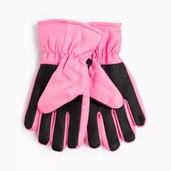Перчатки детские, цвет розовый, размер 14 (4-6 лет)