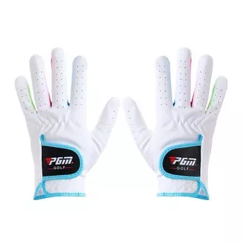 Перчатки для гольфа PGM, детские, пара, противоскользящие, размер 16