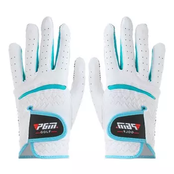 Перчатки для гольфа PGM, женские, пара, противоскользящие, овчина, размер 19