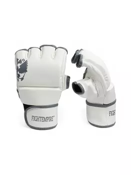 Перчатки для ММА боевые FIGHT EMPIRE, PRIDE, размер S, белые