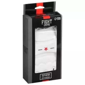 Перчатки для тхэквондо FIGHT EMPIRE, размер L, белые