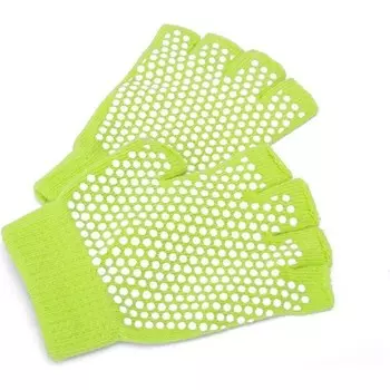 Перчатки для занятий йогой Bradex SF 0206, противоскользящие, салатовые