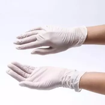 Перчатки латексные опудренные гладкие Benovy XL