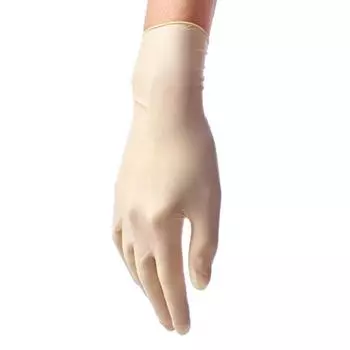 Перчатки медицинские Benovy, латексные, неопудренные, размер L, 50 пар, прозрачные