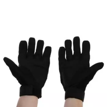 Перчатки мотоциклетные с защитными вставками, размер L, черный