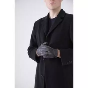 Перчатки мужские, безразмерные, без утеплителя, цвет серый
