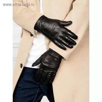 Перчатки мужские п/ш LB-5473 цвет черный, размер 8.5