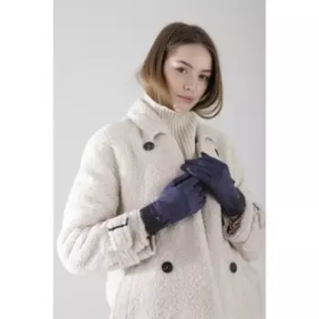 Перчатки, размер 8, без утеплителя, цвет синий