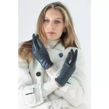 Перчатки женские, безразмерные, без утеплителя, цвет серый