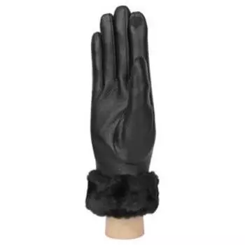 Перчатки женские, безразмерные, цвет чёрный