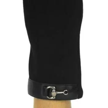 Перчатки женские, безразмерные, цвет чёрный