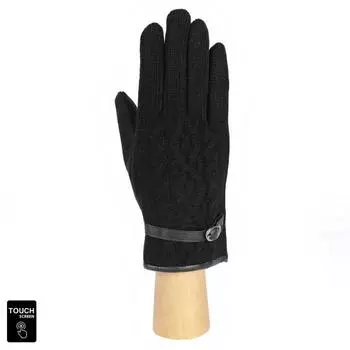 Перчатки женские, безразмерные, цвет чёрный