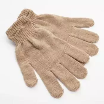 Перчатки женские,цвет бежевый,р-р 18