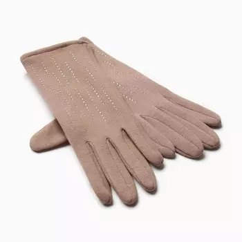 Перчатки женские MINAKU "Рок", р-р 23 см, цв. коричневый