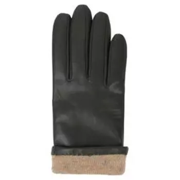 Перчатки женские, натуральная кожа, размер 7, оливковый