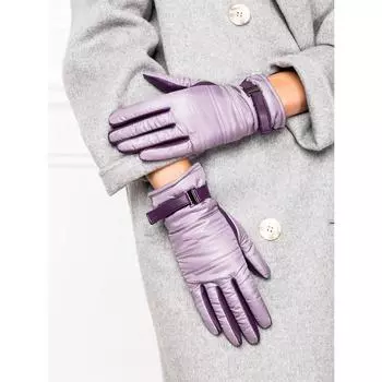 Перчатки женские п/ш LB-0099 цвет темно-фиолетовый, размер 7.5