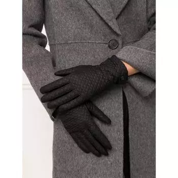 Перчатки женские п/ш LB-0100 цвет черный, размер 7