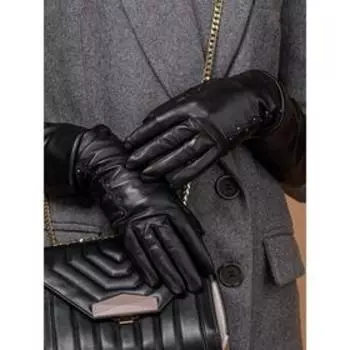 Перчатки женские п/ш LB-0304 цвет черный, размер 8