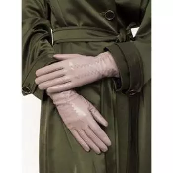 Перчатки женские п/ш LB-0511 цвет светло-серый, размер 7