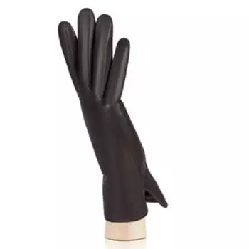 Перчатки женские, размер 6.5, цвет тёмно-коричневый