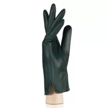 Перчатки женские, размер 7.5, цвет тёмно-зёленый