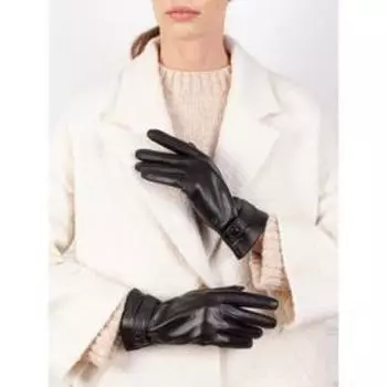 Перчатки женские, размер 8, цвет чёрный